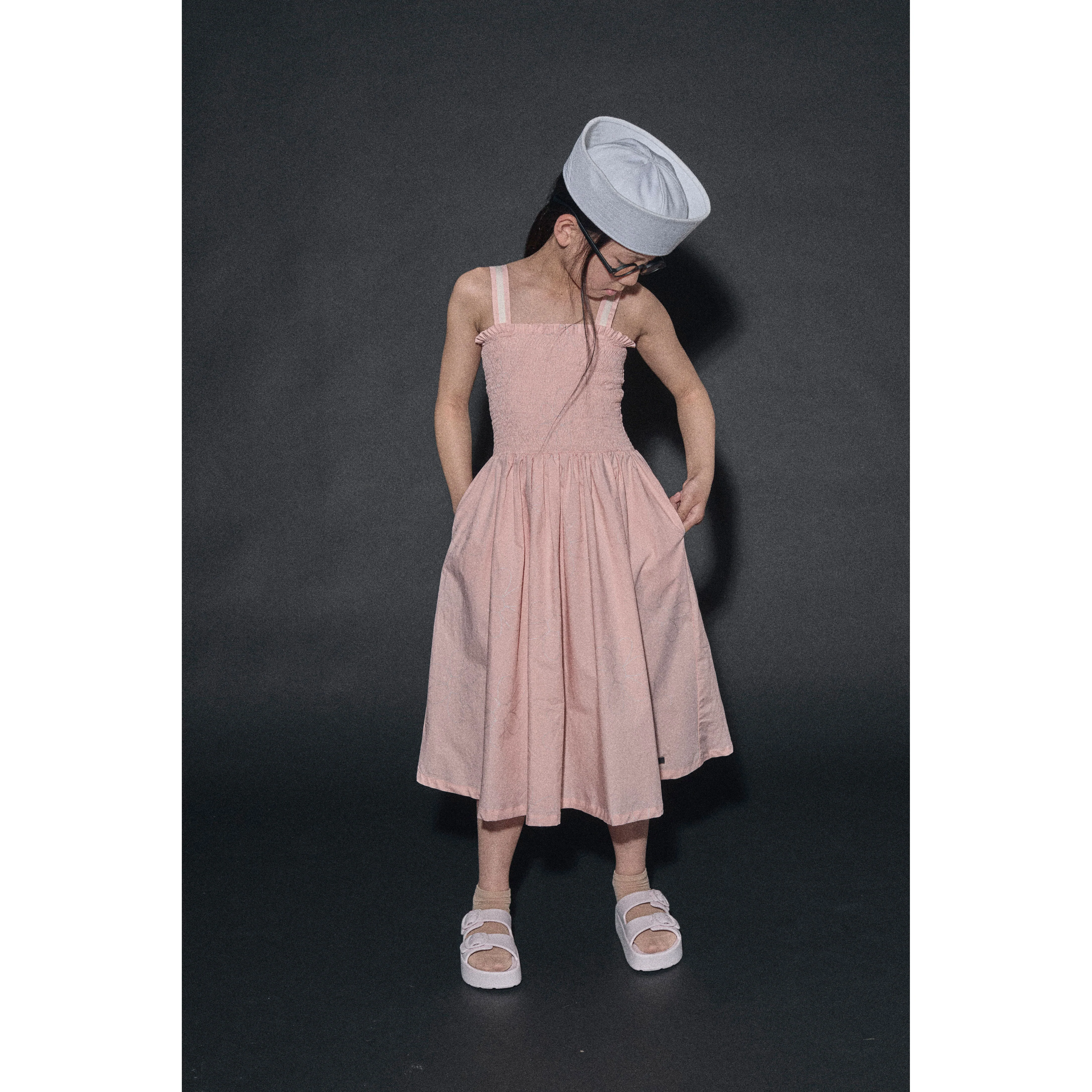 Little Creative Factory  Light Apricot/Silver Journey Strap Dress - Image 2