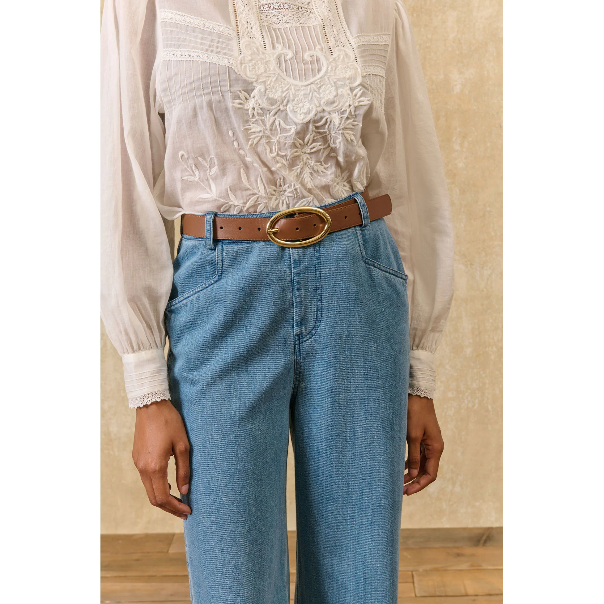 Louise Misha Off White Leonide Womens Blouse - Image 4