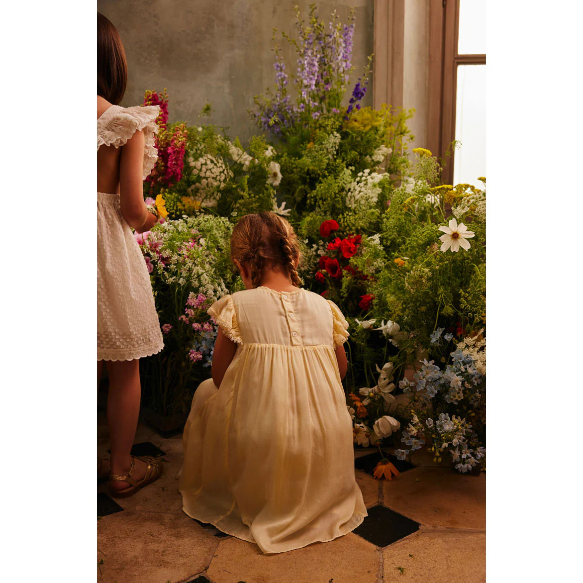 Louise Misha Yellow Angelina Dress - Image 3
