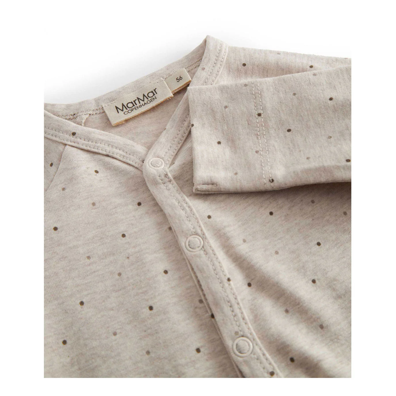 MarMar Copenhagen  Beige Mel Dot Renas Footie - Image 3