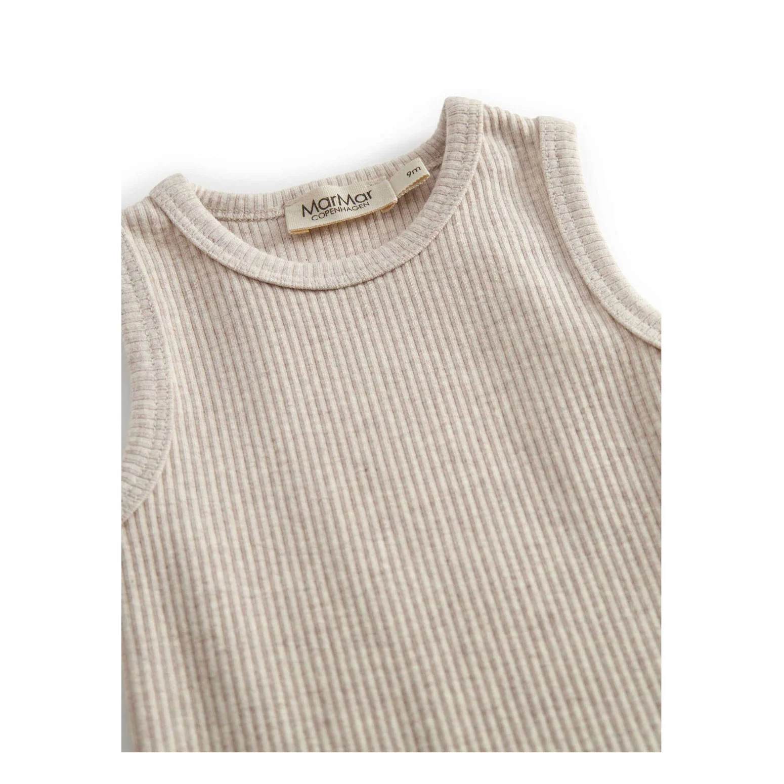 MarMar Copenhagen  Light Beige Mel Sleeveless Bodysuit - Image 3