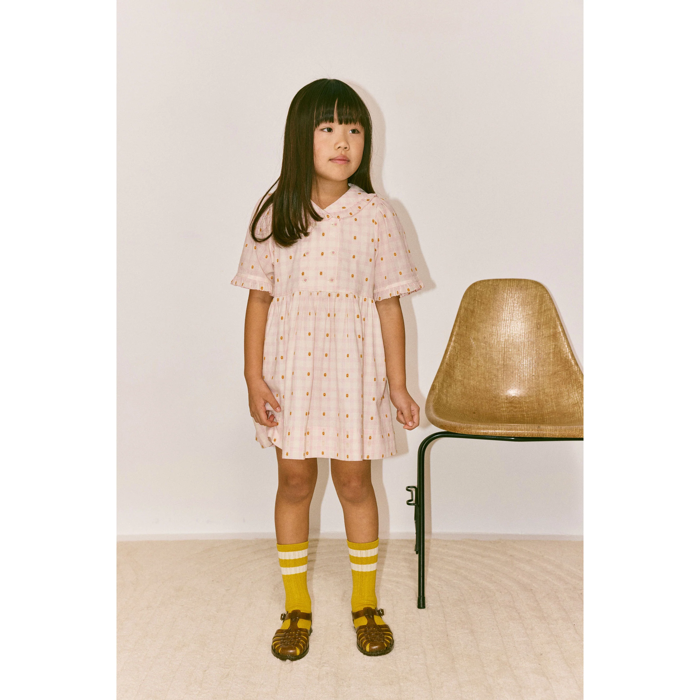 Misha and Puff   Azalea Blossom Plaid Voyage Dress - Image 2