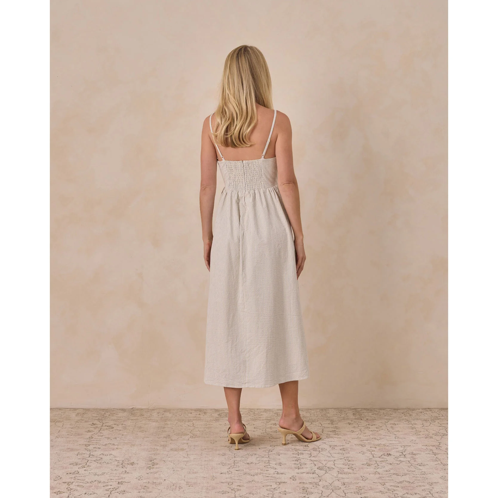 Noralee Sky Stripe Beatrice Women Midi Dress | - Image 3