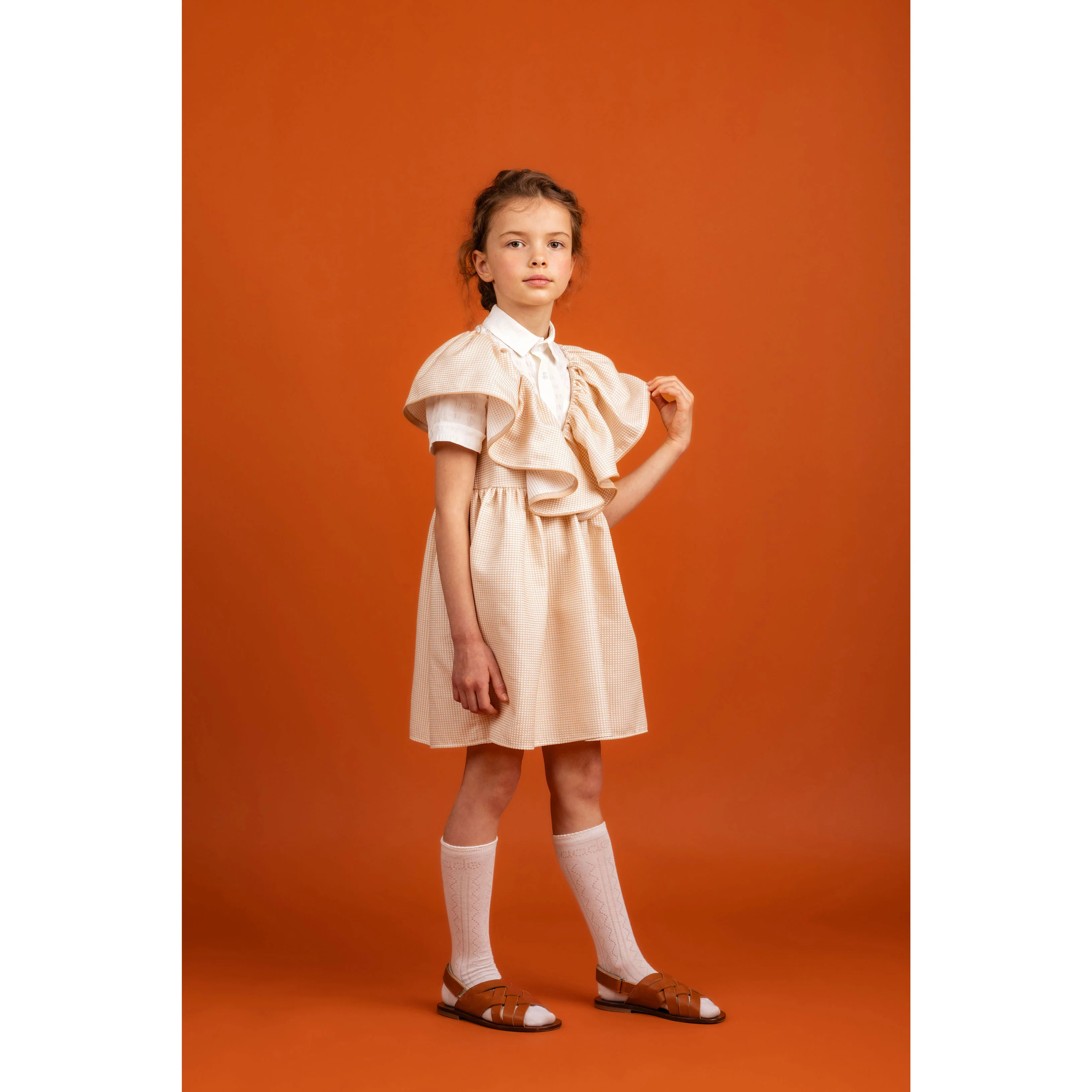 Paade Mode Beige Noah Pinafore Dress - Image 2