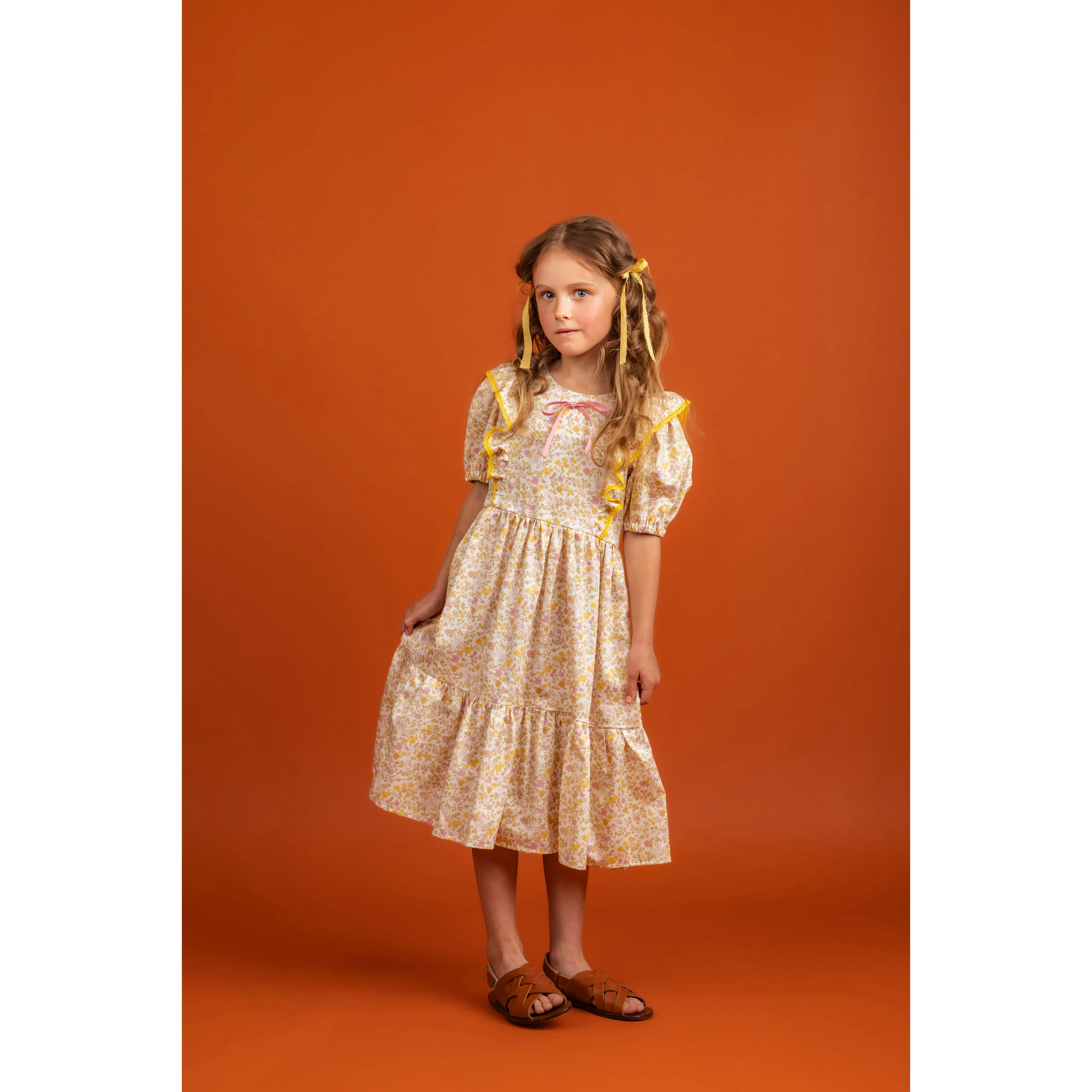 Paade Mode Yellow Mia Maxi Cotton Dress - Image 2