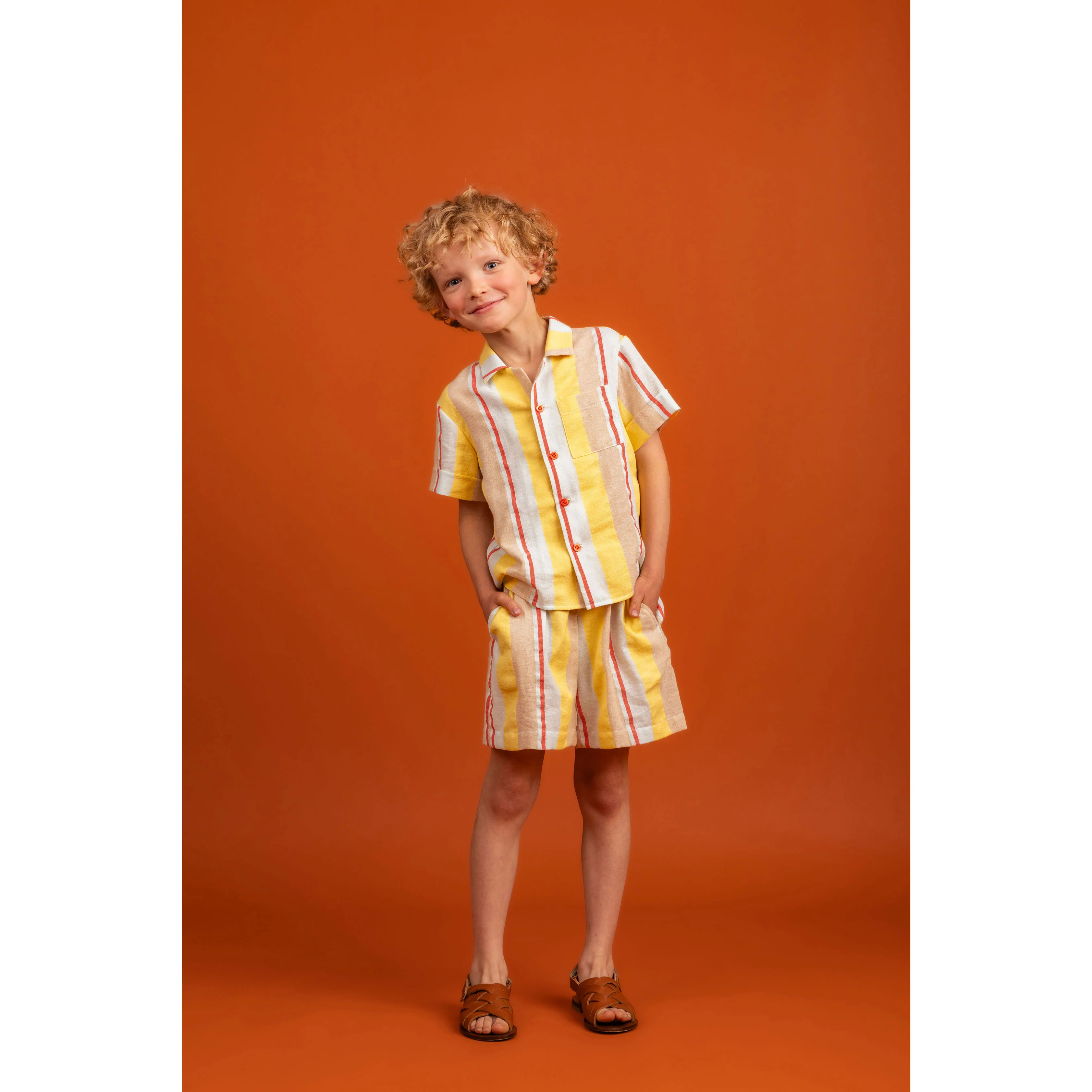 Paade Mode Yellow Stripe Harper Shirt - Image 2