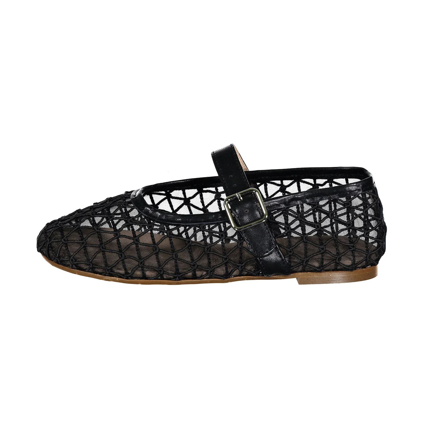 Papanatas Black Crochet Mary Jane - Image 2