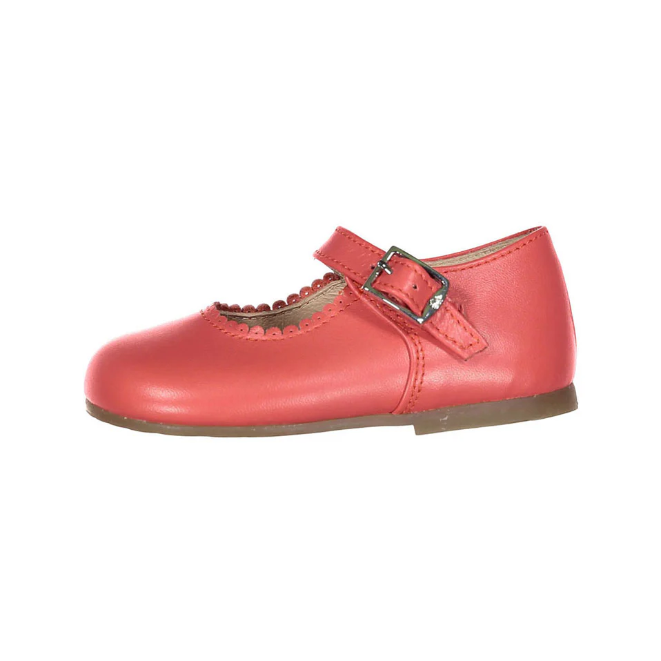 Papanatas Red Baby Buckle Mary Janes - Image 2