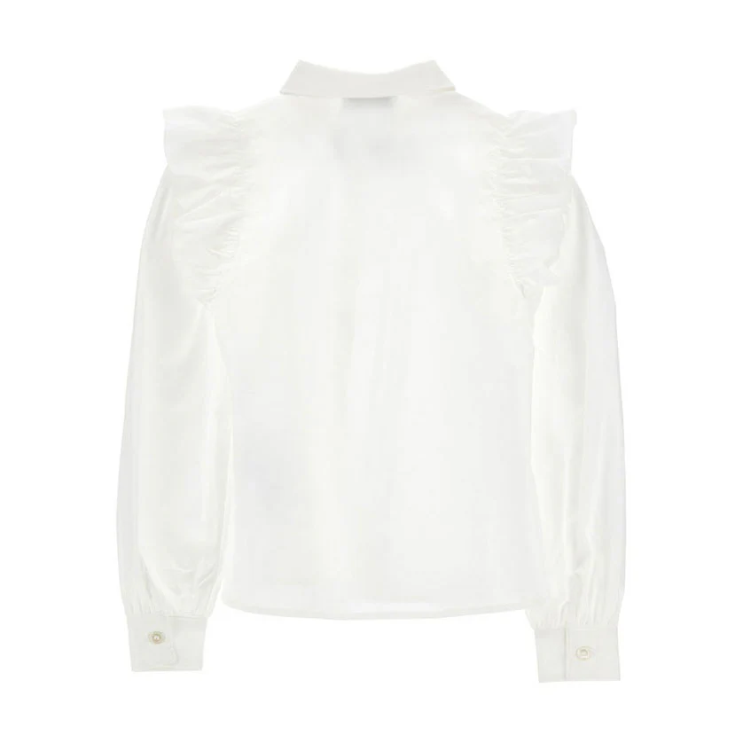 Philosophy White Poplin Bow Blouse - Image 3