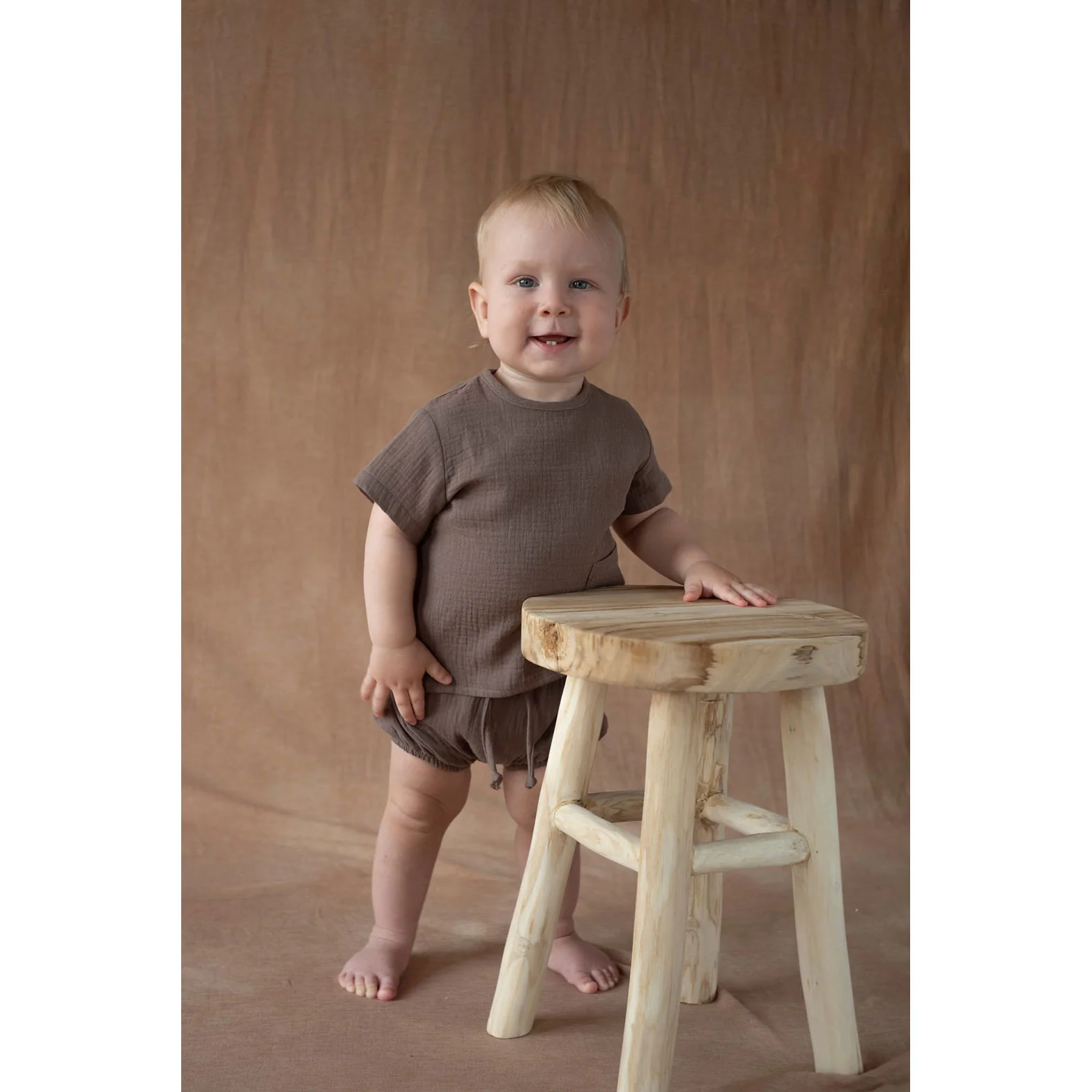Popelin Brown Basic Culotte - Image 2