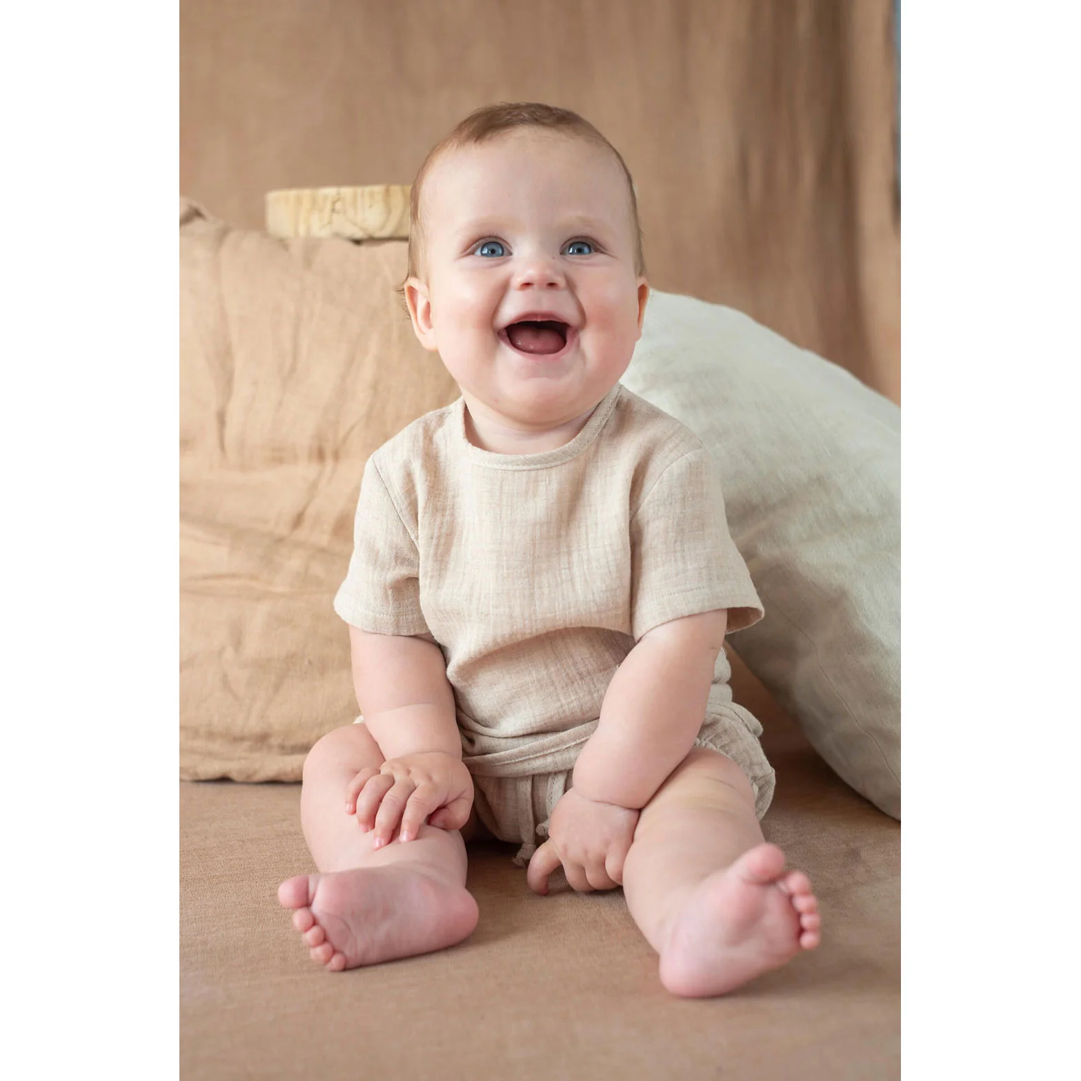 Popelin Sand Basic Culotte - Image 2