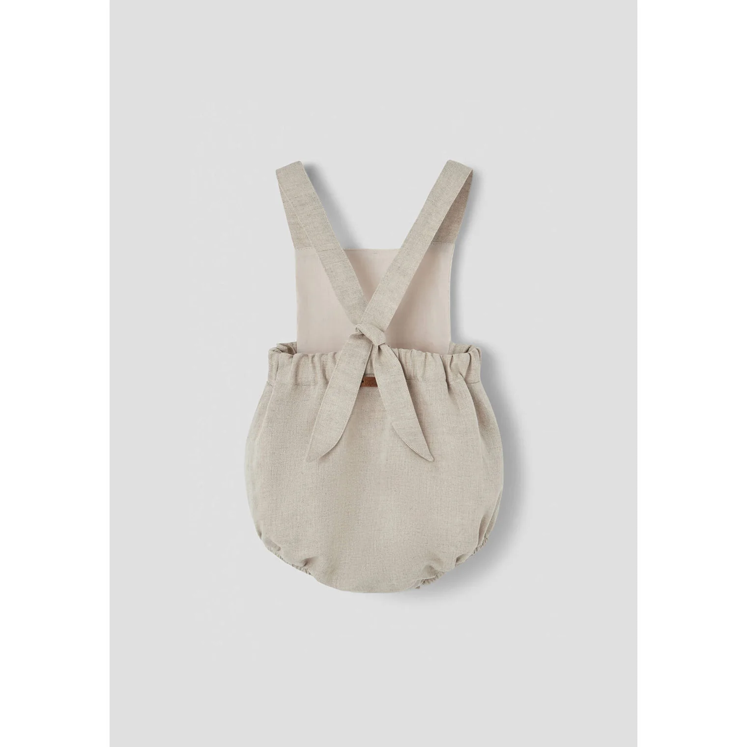 Popelin Sand Linen Dungarees - Image 3
