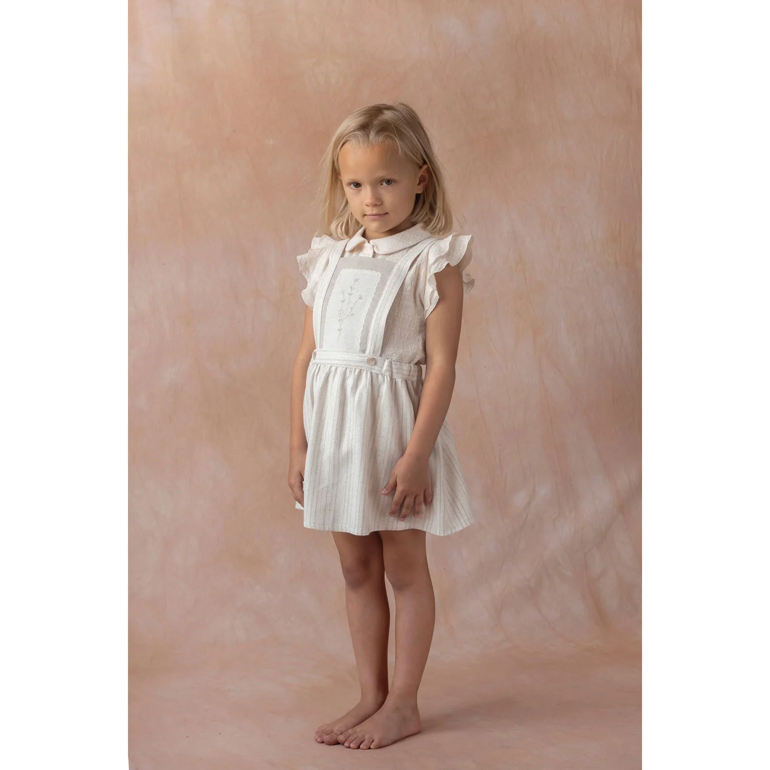 Popelin Silver Lurex Embroidered Short Jumper - Image 2