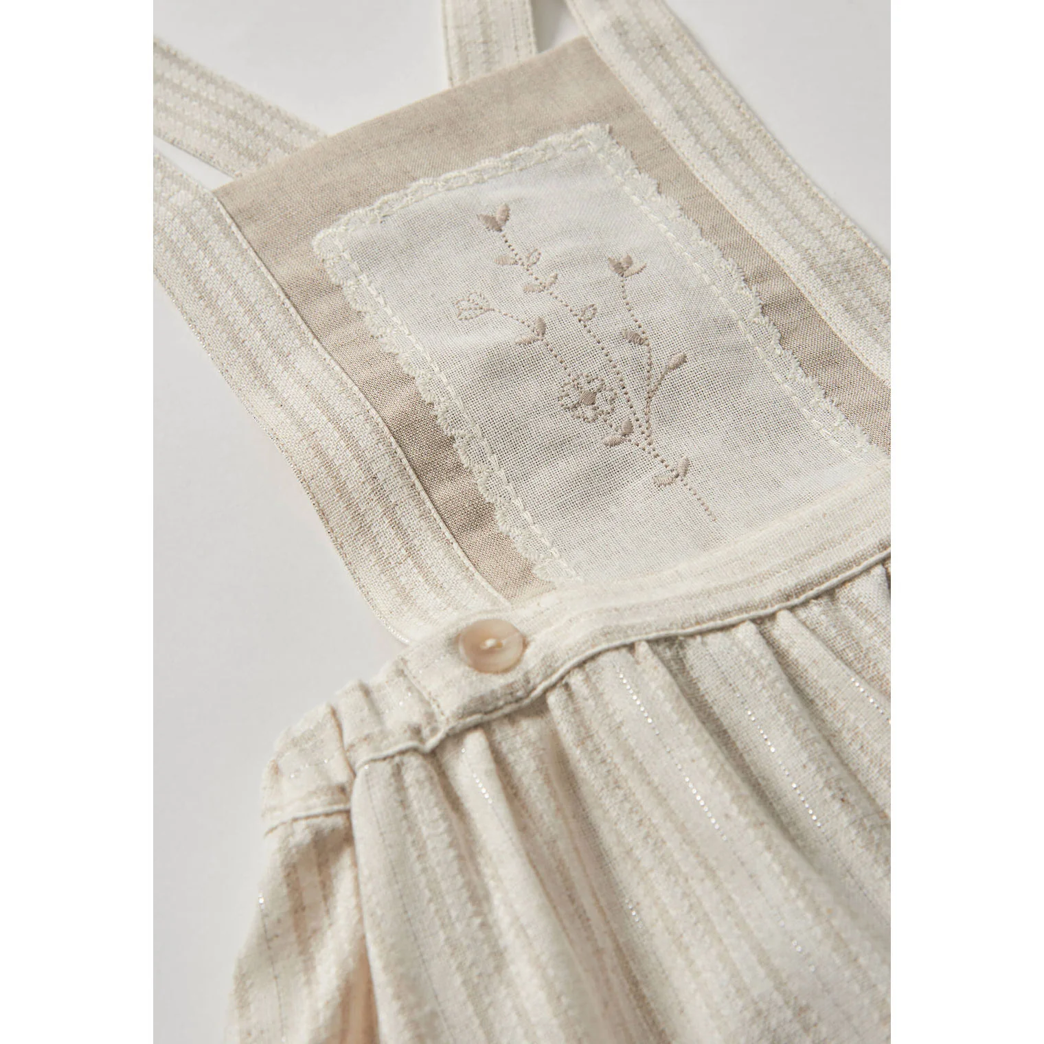 Popelin Silver Lurex Embroidered Short Jumper - Image 4