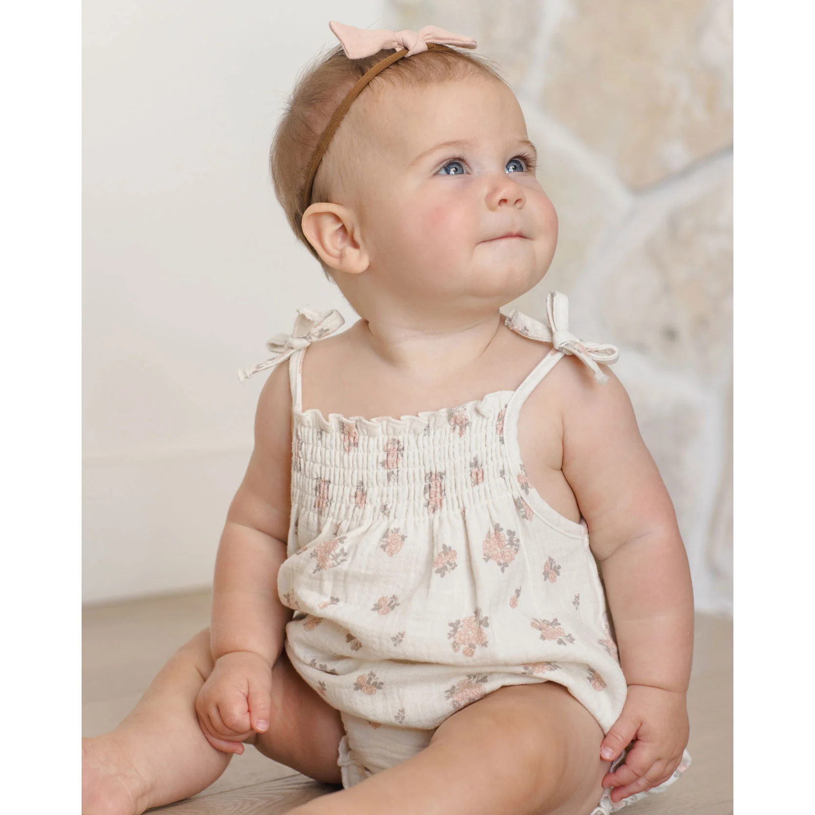 Quincy Mae Garden Rose Betty Romper - Image 2
