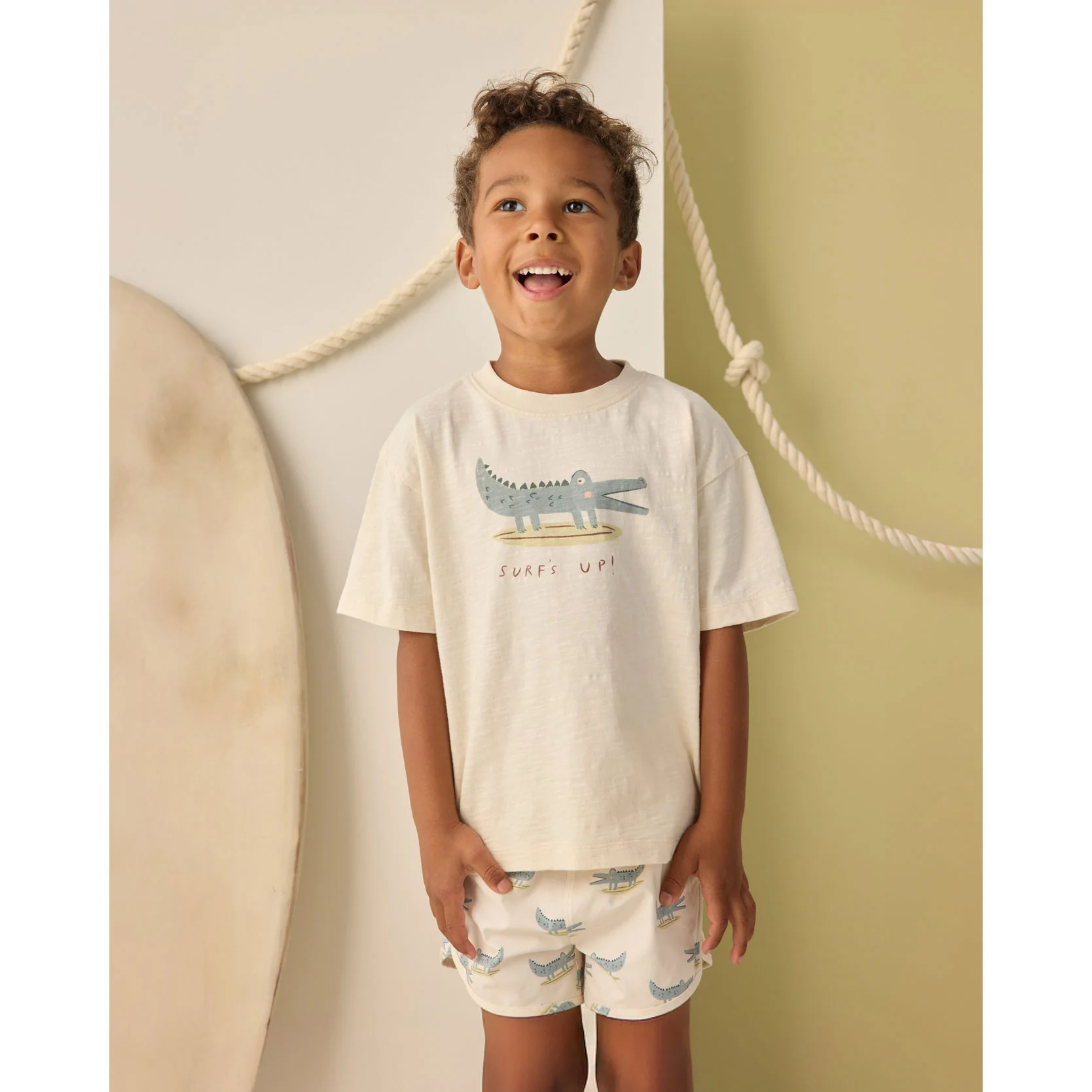 Rylee and Cru  Alligator Relaxed Tee - Image 3
