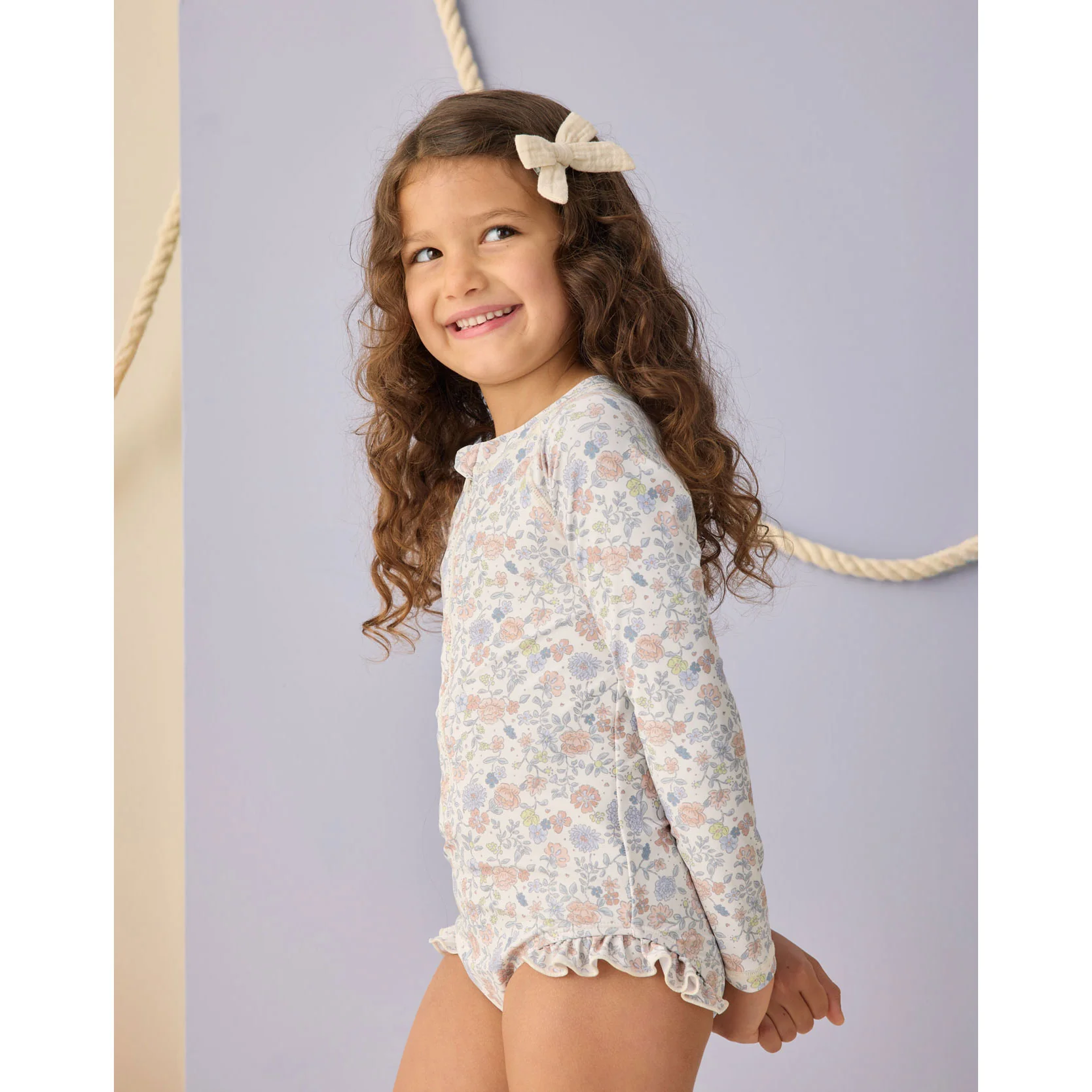 Rylee and Cru  Bloom Rashguard One-Piece - Image 3