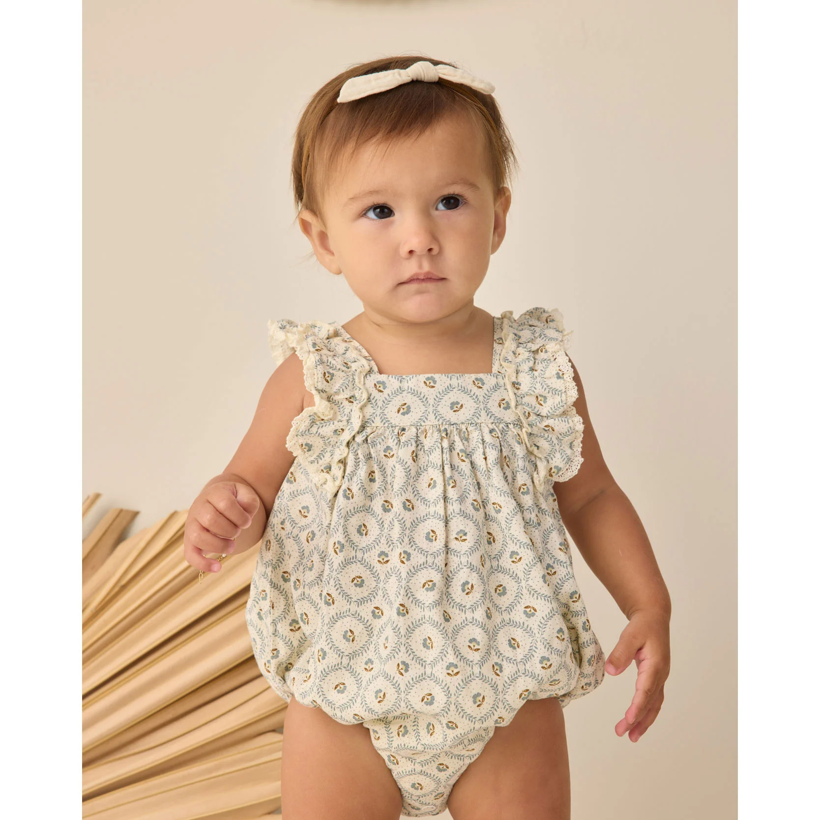 Rylee and Cru  Green Fleur Maya Romper - Image 2