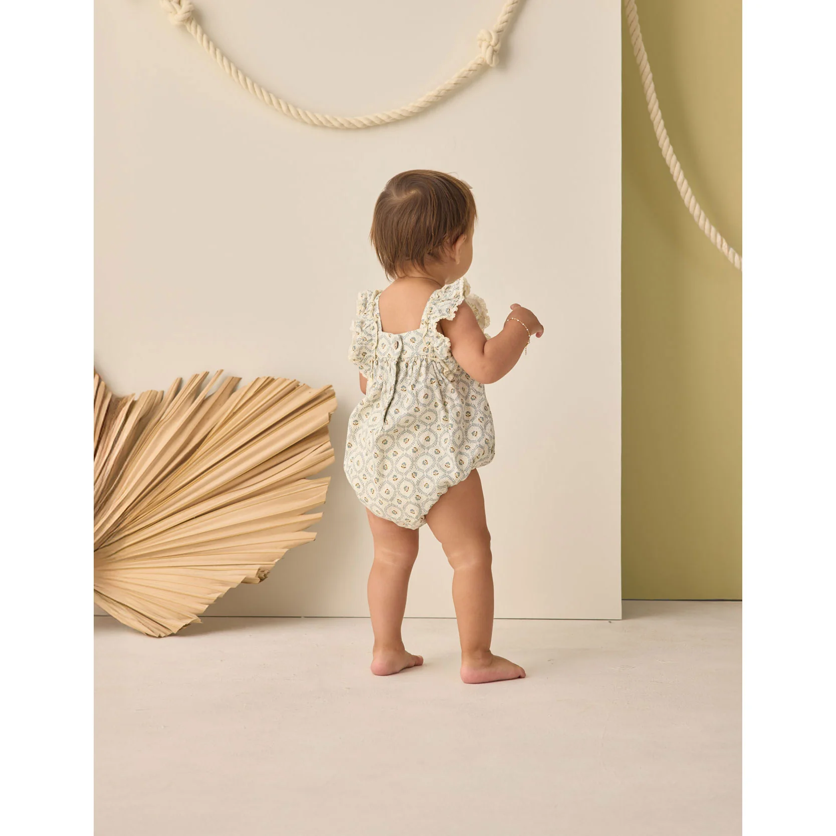 Rylee and Cru  Green Fleur Maya Romper - Image 3