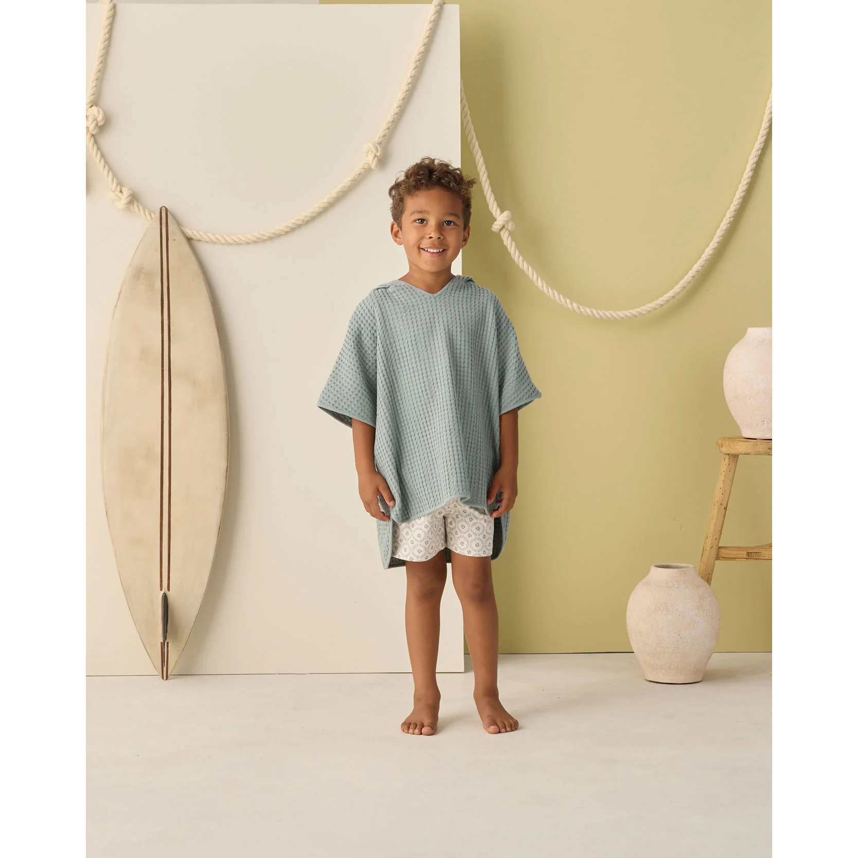 Rylee and Cru  Sea Green Beach Poncho - Image 2