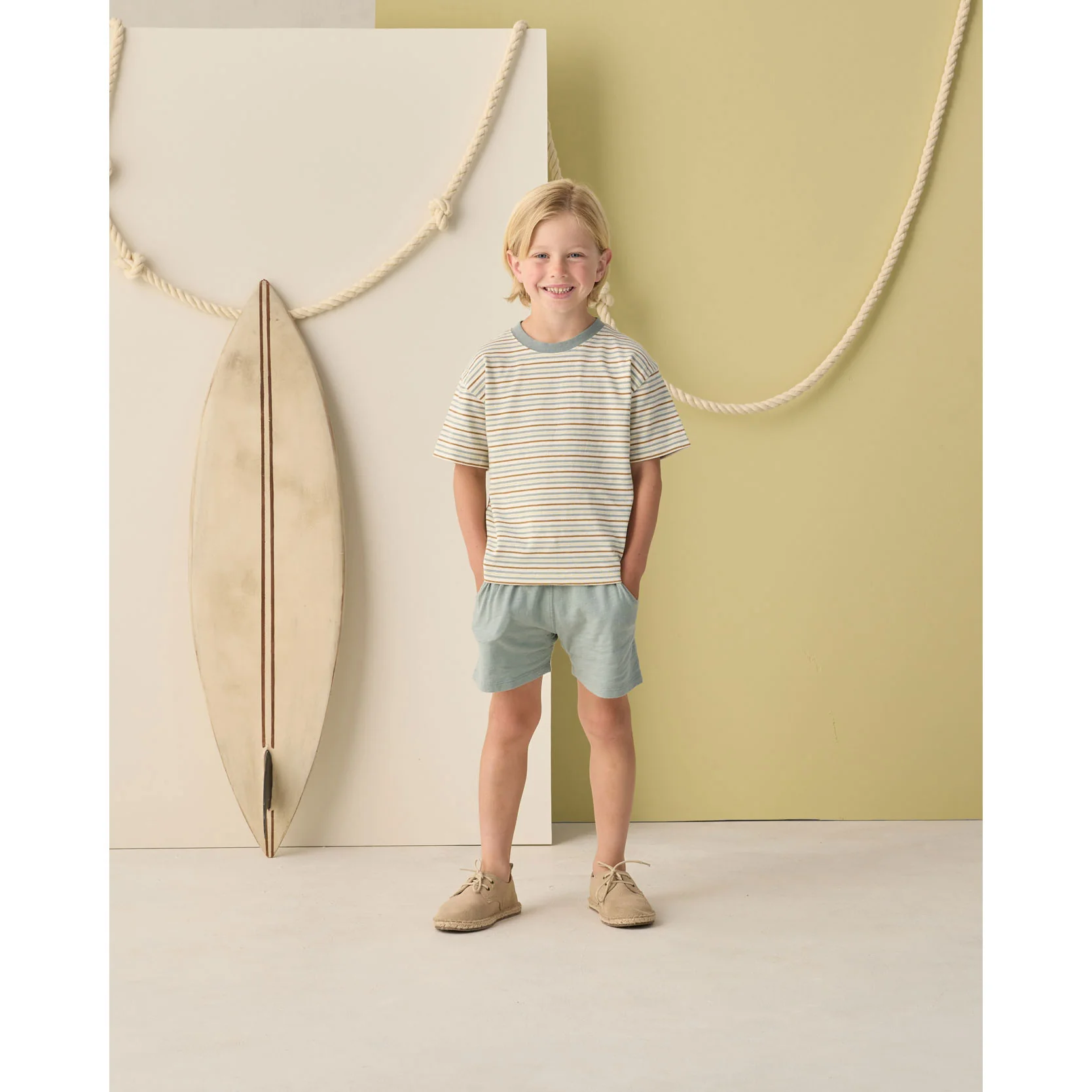 Rylee and Cru  Vintage Stripe Relaxed Tee - Image 2