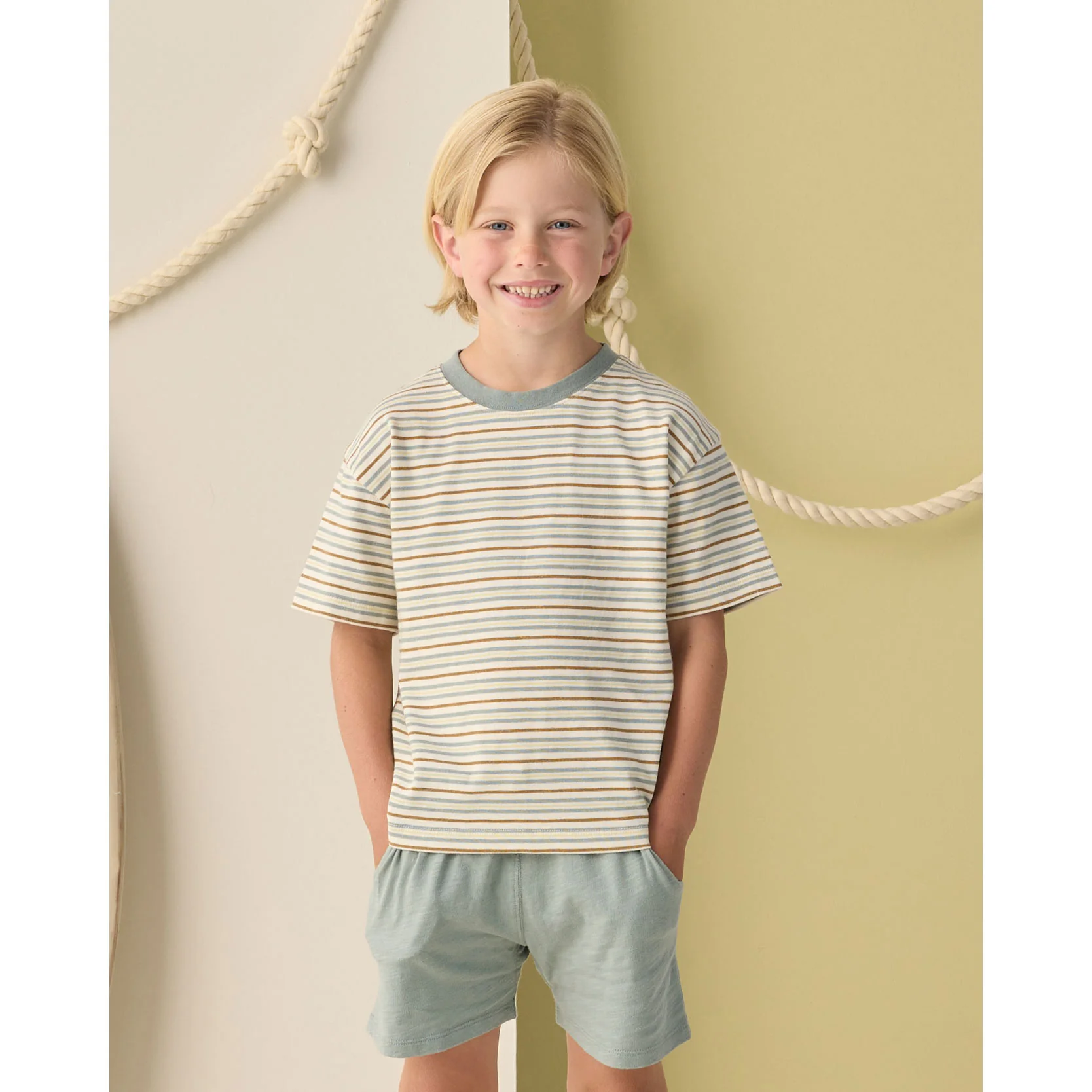 Rylee and Cru  Vintage Stripe Relaxed Tee - Image 3