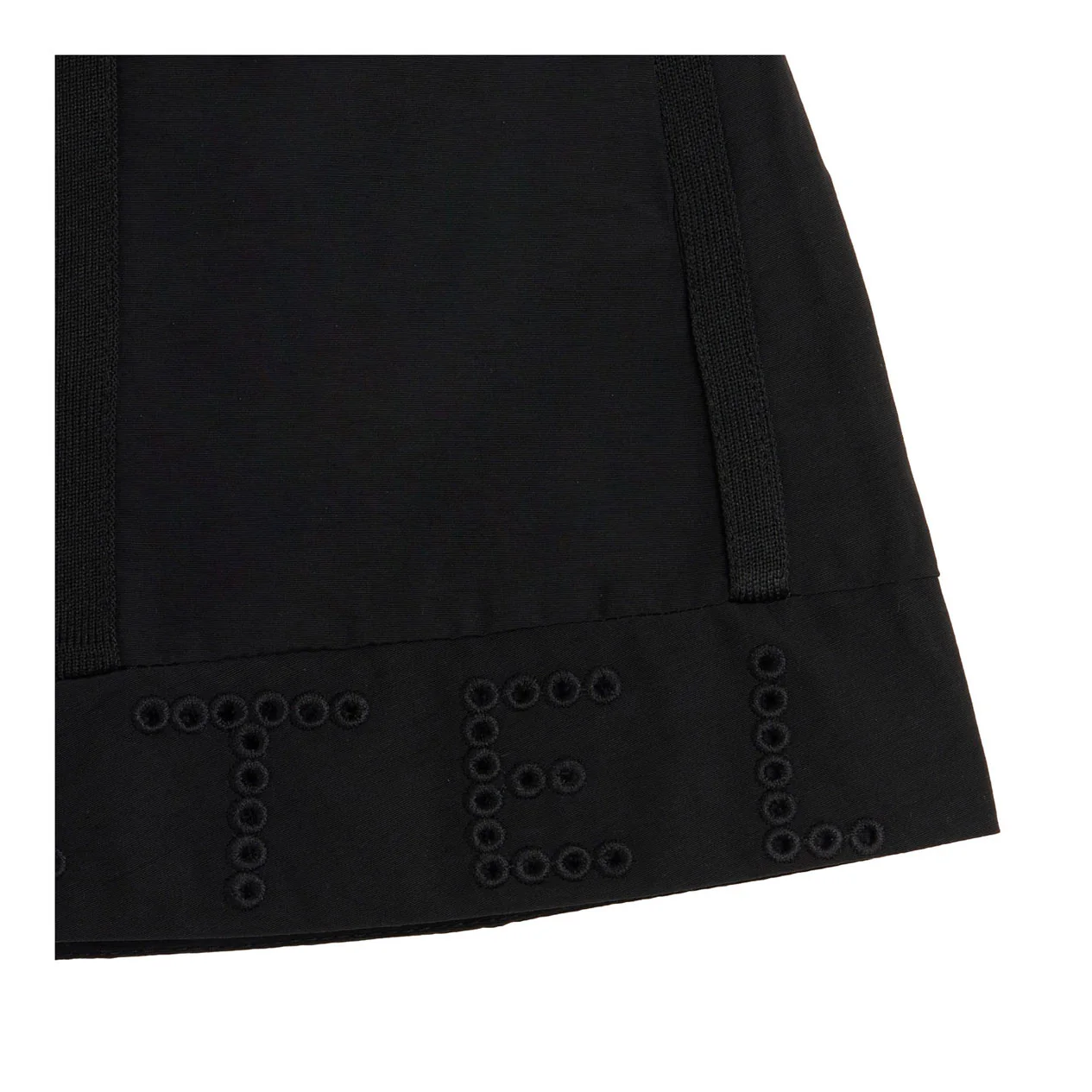 Stella McCartney Black Embossed Stella Logo Skirt - Image 3