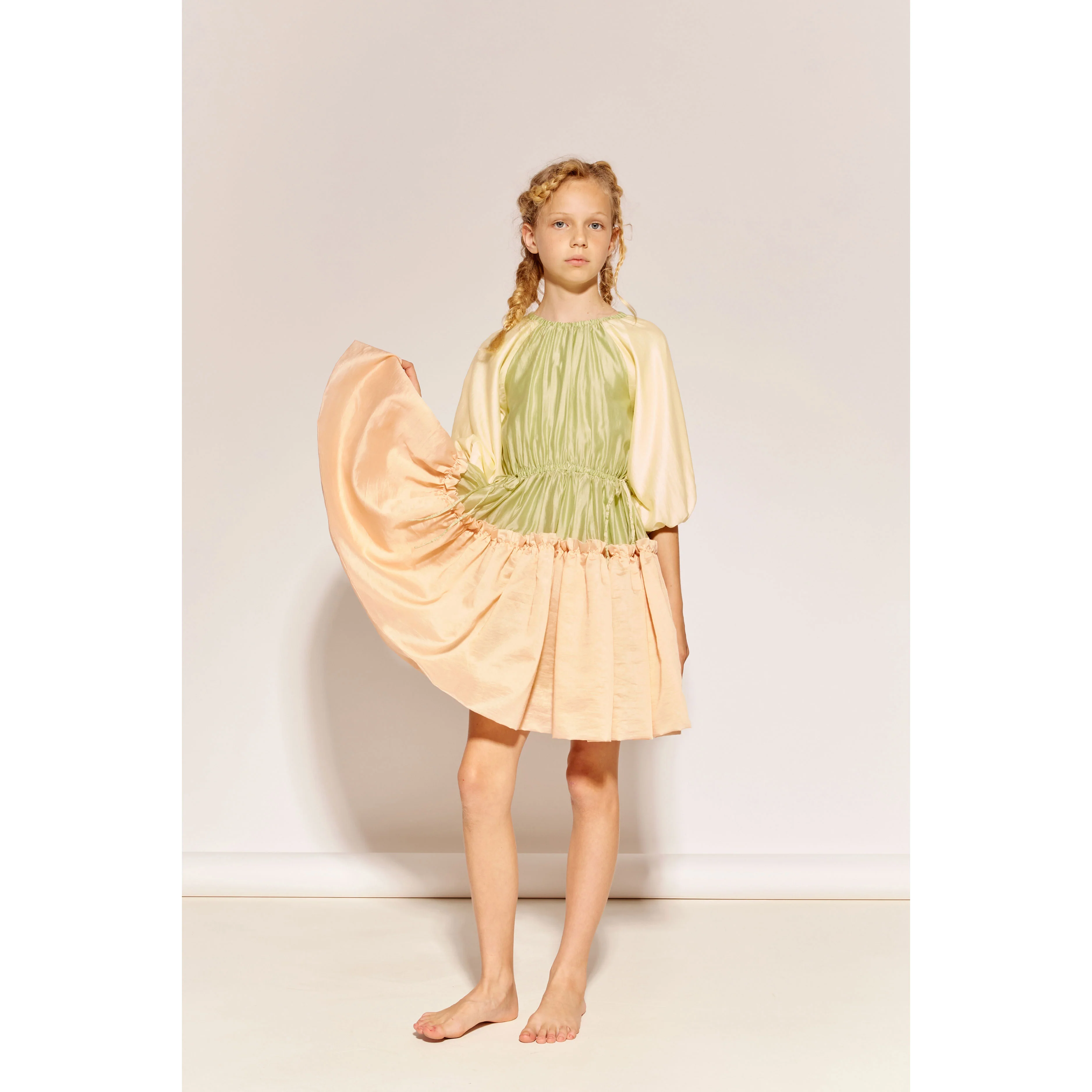 The Middle Daughter Pistachio & Rosewater A Seat At The Table Dress - Image 2