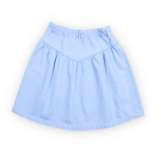 The New Society  Light Denim Bellis Special Skirt - Image 2