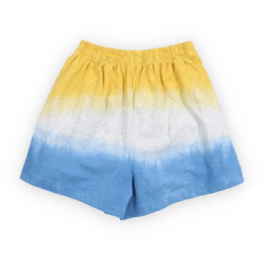 The New Society  Mimosa Yellow Tie Dye Short - Image 2