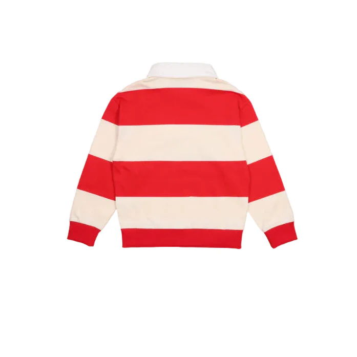 The New Society  Tulip Red Stripes Brezo Polo - Image 2