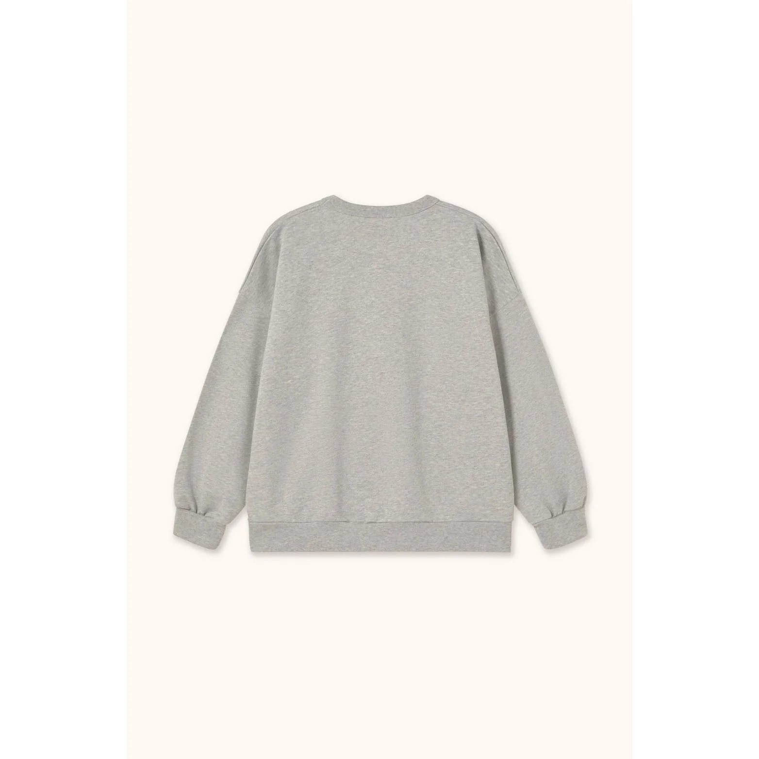 The Tiny Big Sister Light Grey Heather Sister Sweatshirt - Image 2