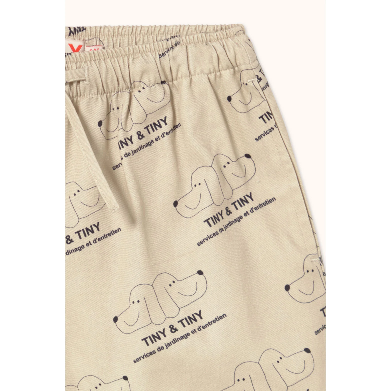 Tiny Cottons Dark Vanilla Tiny & Tiny Twill Shorts - Image 3