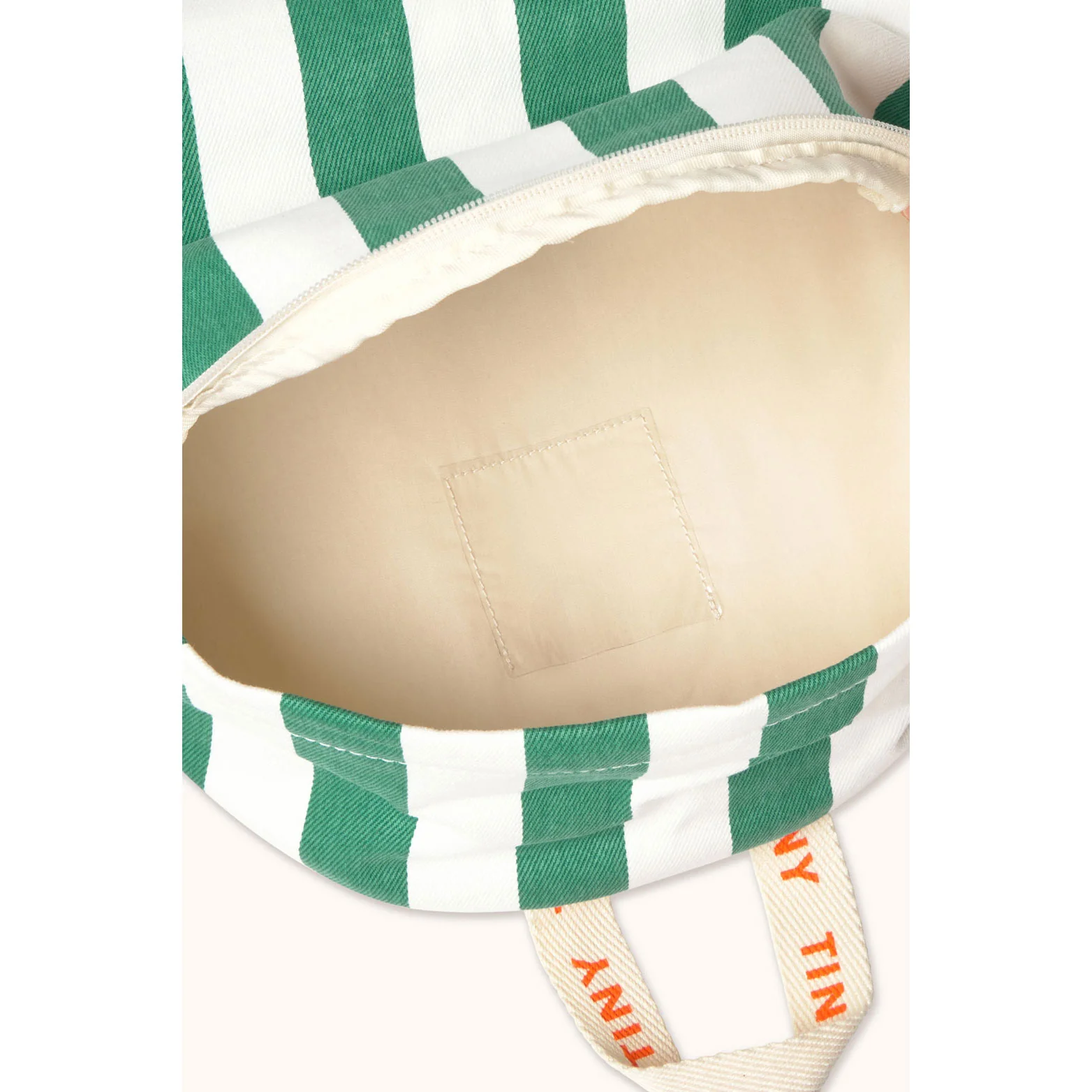 Tiny Cottons Emerald Stripes Backpack - Image 3