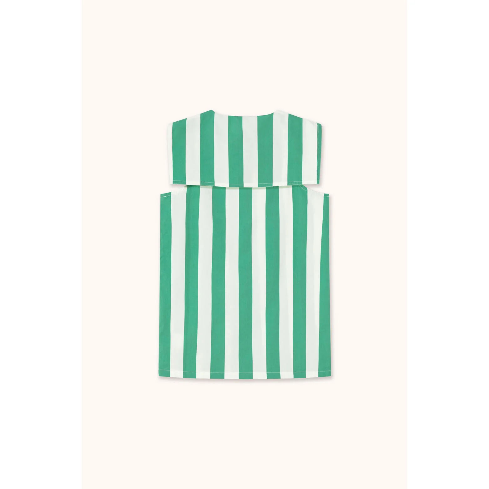 Tiny Cottons Emerald Stripes Dress - Image 3