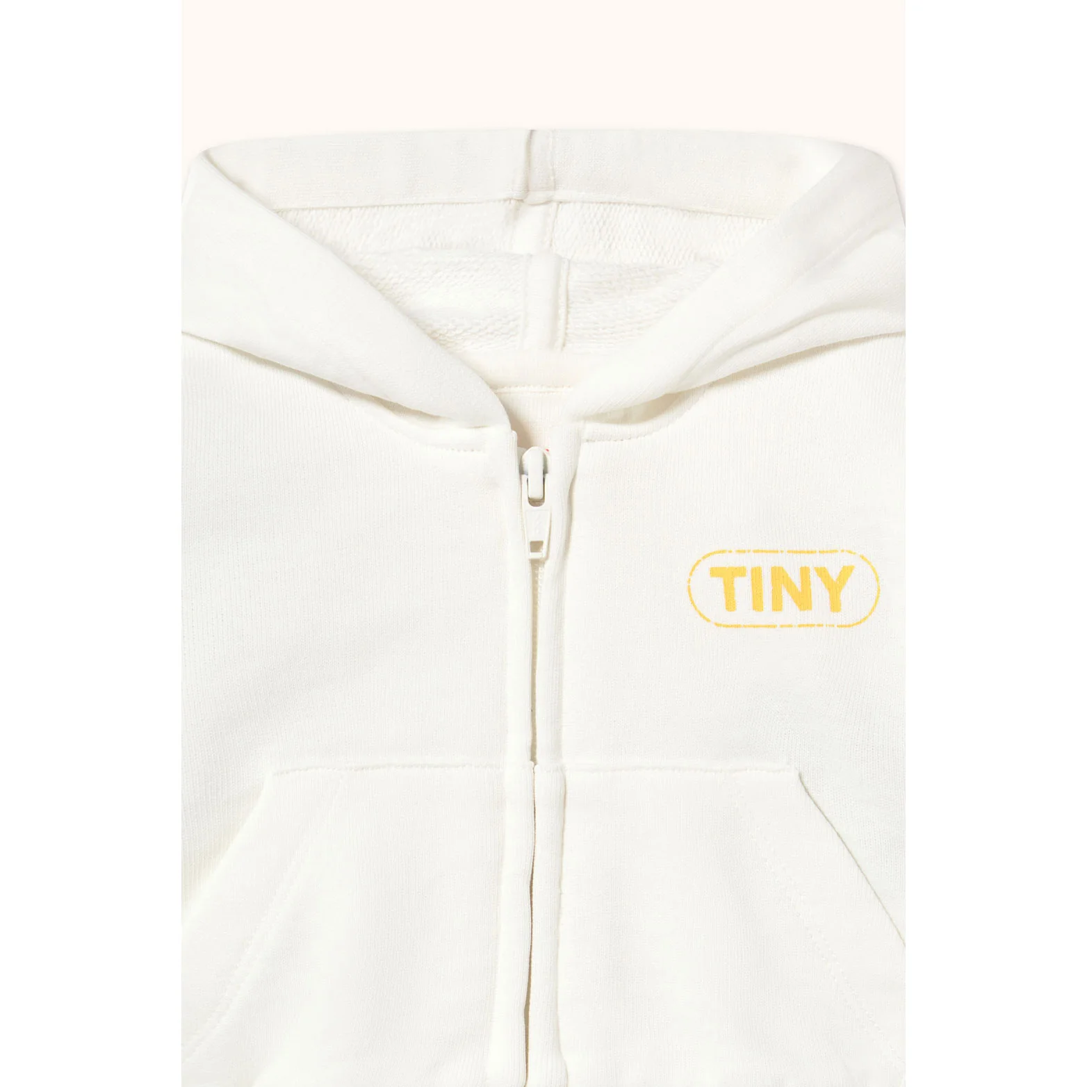 Tiny Cottons Off-White Color Block Baby Hoodie - Image 3