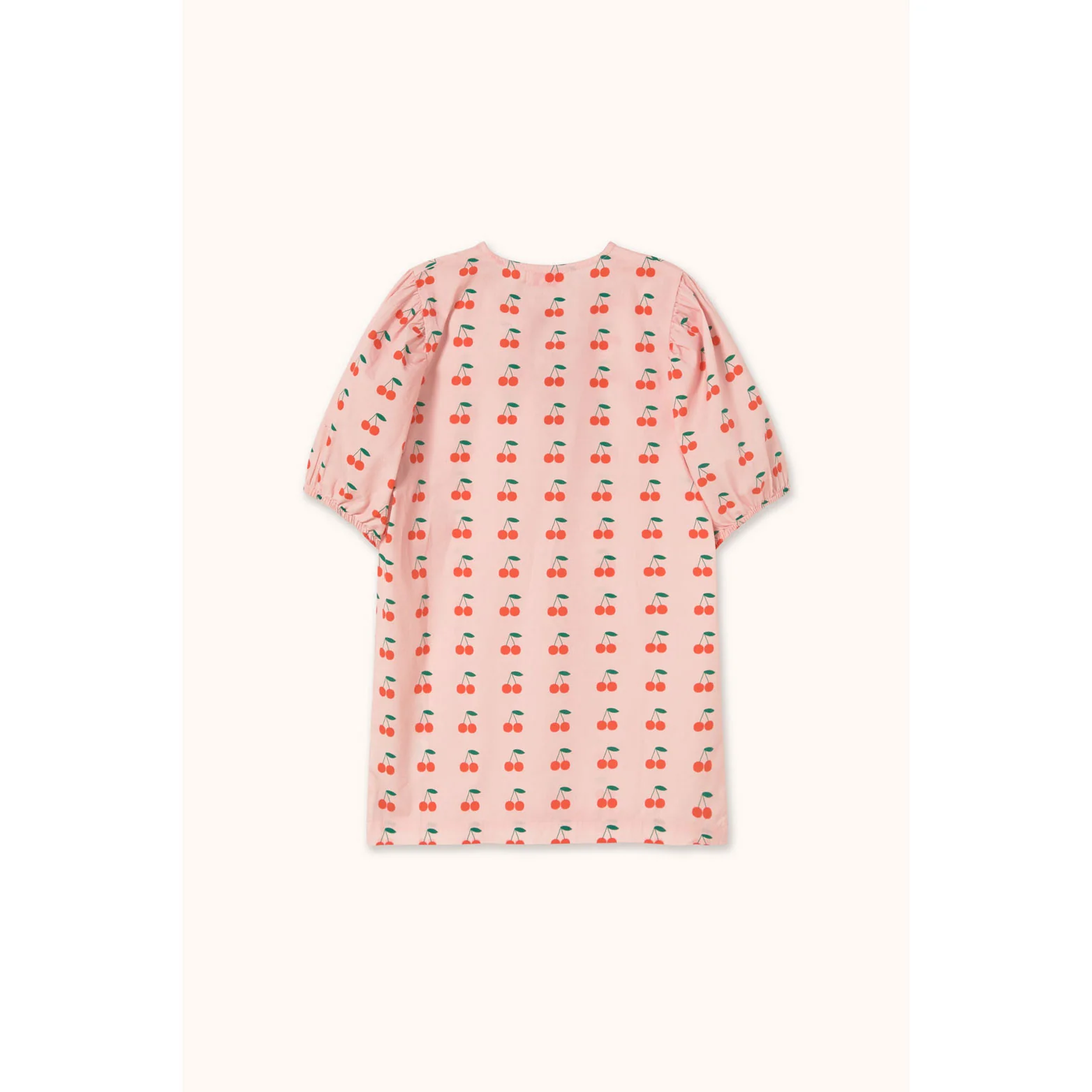 Tiny Cottons Pastel Pink Cherries Dress - Image 3