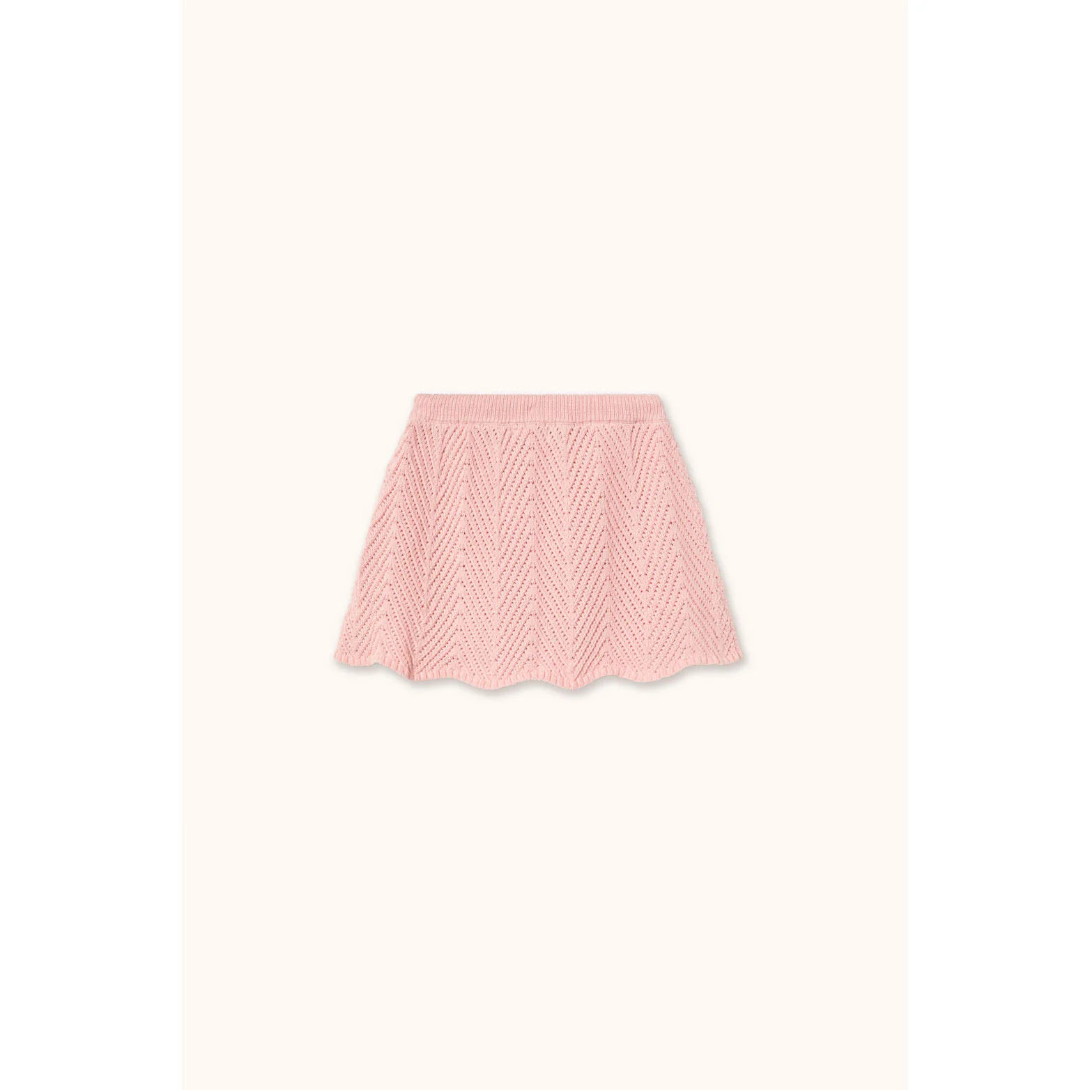 Tiny Cottons Pastel Pink Lace Skirt - Image 3