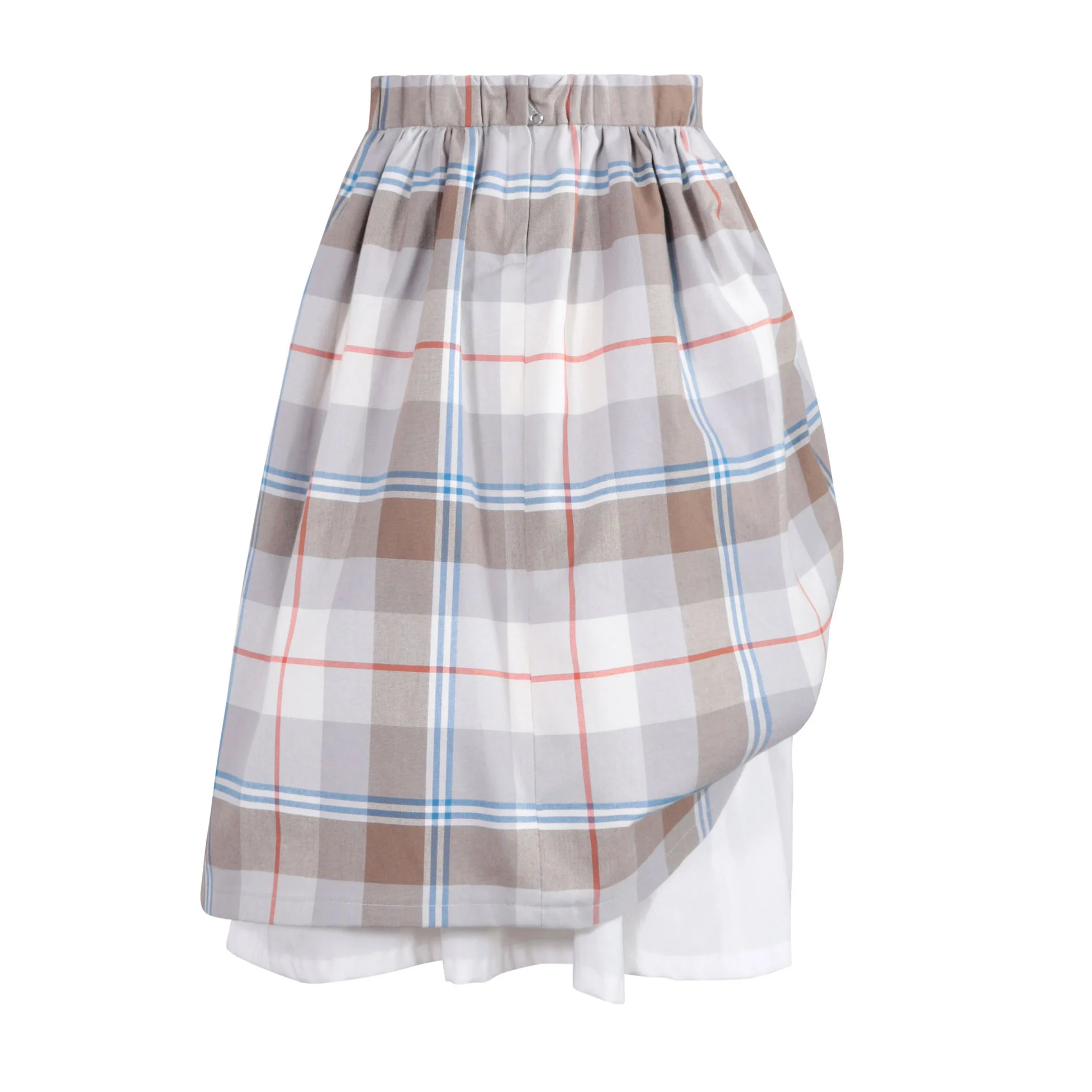 tntrm Morgado Check Draped Skirt - Image 2
