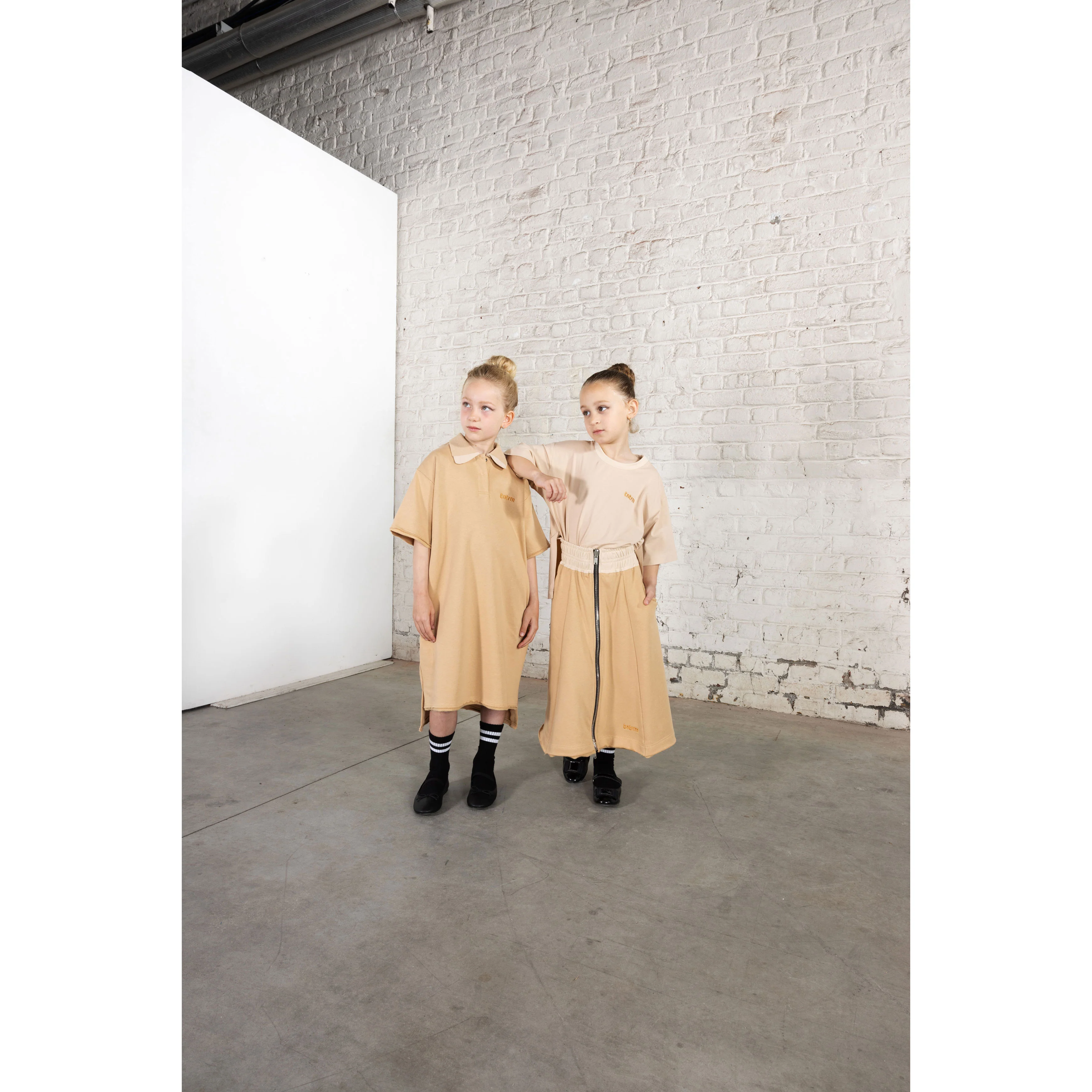tntrm Tan Brown Sweat Skirt - Image 2